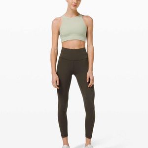 Lululemon Energy Bra High Neck Long Line Rib 🍈